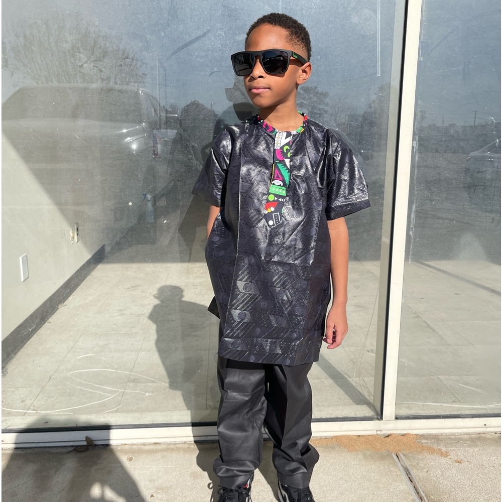 African clothing for boys 2 set of top and pant